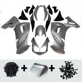 Pkyimocnf909 Protek Fwer-6f 06-08 #pkyimocnf909 Matte Silver Bodywork For Kawasaki Ninja 650r Er-6f 2006 2007 2008 Fairings Kit