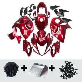 Fwgsxr1300-08-97 Protek #pay-49 Red Fairing Kit Tank For Suzuki Gsxr1300 Hayabusa 2008-2020 Injection Bodywork