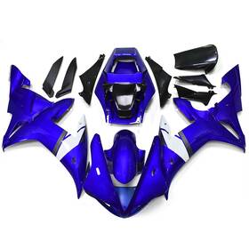 Fwr12002-61 Protek #pkcg7.29 Abs Bodywork For Yamaha Yzf1000-r1 2002 2003 Yzf-r1 02 03 Fairing Kit White Blue