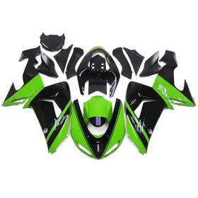 Fwzx10r-2006-47 Protek #pkyimocnf909 Green Black Abs Bodywork For Kawasaki 2006 2007 Ninja Zx-10r 06 07 Fairings Kit
