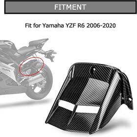 Usa-fe0014ca Psler Carbon Fiber Rear Fender Mudguard Tire Hugger For Yamaha Yzf R6 600 2006-2024