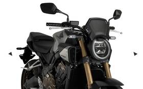 21963n Puig Aluminum Front Number Plate 2024-2025 Honda Cb650r Neo Sports Cafe - Black 21963n Puig Aluminum Front Number Plate 2024-2025 Honda Cb650r Neo Sports Cafe - Black