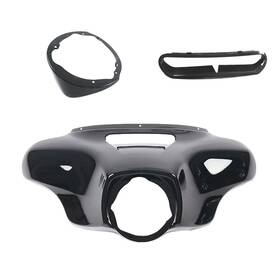 Sj-hl1584-0735 Qin #hdtzqin Gloss Black Outer Fairing For 2015 - 2022 Harley Touring Electra Street Glide