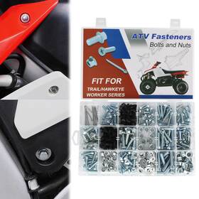 Xihwfbt00753-12 Rearace Fit For Polaris Hawkeye 300 2009-2010 330pcs Motorcycle Frame Fairing Bolts Kit