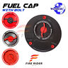 Fcedok1bcapxxfbs06xxmag014 Red Billet Quick Lock Fuel Cap Set For Kawasaki Ninja 650r Er-6 06-07 06 07
