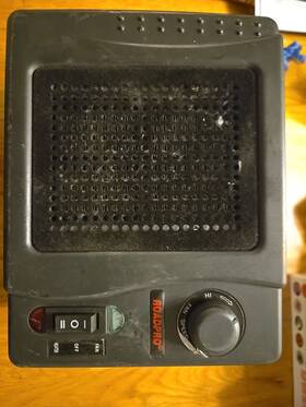 Rpsl-681-p Roadpro Portable Vehicle Heater/fan