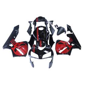Fwf52003-99 Rosehome #rosyj5.10 Plastics Black Red Fairings Kit For Honda 2003 2004 Cbr600rr F5 03 04 Bodywork