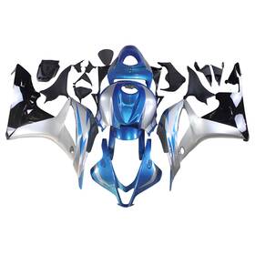 Fwf52007-103 Rosehome #horos Silver Blue Injection Fairing Kit For Honda 2008 2007 Cbr600rr 07 08 Body