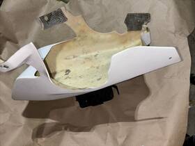 X005294 Sebimoto Ktm 390 Race Fiberglass Belly Pan Fairing Cowling Bodywork