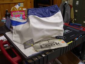 Tss007w Second Look 2001 Gsxr600/750/1000 Blu/wht/lt Blu Tank Bra Cover Wrap #