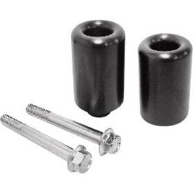 71-1528 Shogun 04-09 Yamaha Fz6 Motorsports No Cut Frame Sliders - Black