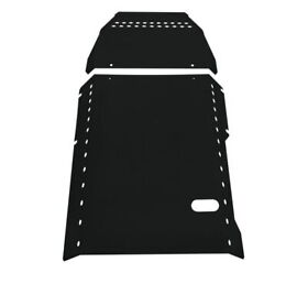 52-817bk Show Chrome Accessories Aluminum Belly Pan Black Body