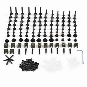 Sno.cbr104 Snopeon Boltkit-005-bk #sno.cbr104 Stainless Fairing Bolt Kit Body Screws For Honda Cbr1000rr 2004 2005 06 07-2011