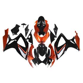 Fqk6-73 Snopeon #sno Orange Silver Black Fairing Kit For Suzuki Gsxr600 Gsxr750 K6 2006 2007 Fairings