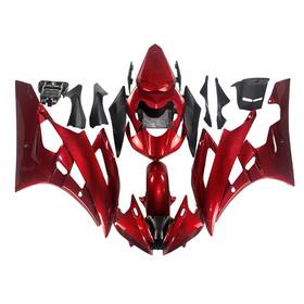 Fwr62006 Snopeon #snom1 Abs Fairing Kit Bodywork For Yamaha Yzf600 R6 2006 2007 Injection Fairings Red