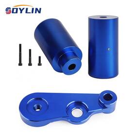 251019-1 Soylin Blue Aluminum No Cut Frame Sliders Crash Protect For Suzuki 06-09 Gsx-r 600 750
