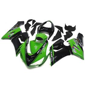 Spauto 2005-15 #kaspauto Green Black Fairings Kit For Kawasaki Ninja 2005 2006 Zx-6r 05 06 Abs Bodywork Spauto 2005-15 #kaspauto Green Black Fairings Kit For Kawasaki Ninja 2005 2006 Zx-6r 05 06 Abs Bodywork