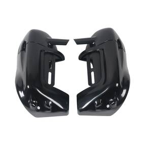 Fd-001 Spauto #fd Lower Vented Leg Fairing Fit For Harley Touring Road King Electra Glide Black