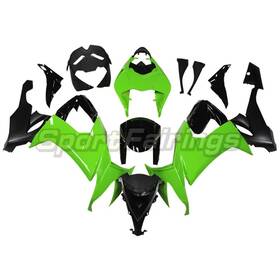 Fwzx10r-2008-19 Spauto #rekaspa Black Green Fairings Kit For Kawasaki Zx10r 2008 2009 2010 08 09 10 Body