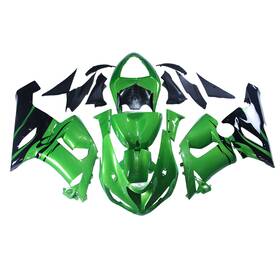 Kspxiyucnf88 Spmoto 2005-3 #kspxiyucnf88 Fairings Kit For Kawasaki Zx-6r Ninja 2005 2006 05 06 Body Candy Green Black