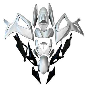 Fqk6-71 Sport Fairing Black Silver Bodywork For Suzuki 2006 2007 Gsxr600 Gsxr750 K6 Plastics Fairings