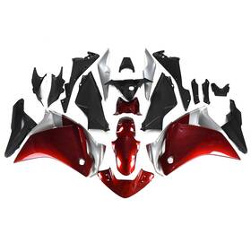 Fwcbr250r11-25 Sport Fairing #spjd 49 Kit For Honda Cbr250r 2011-2014 Abs Body Kits Plastic Red Black Silver