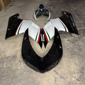 Sportfairings 197019027181 Tricolore Fairing Kit For Ducati Sbk 1098 S - Bodywork Used