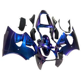 Sportfairings 197019194074 Fairings For Kawasaki 2000-2002 Zx6r Zx600j Chameleon Blue Purple Bodywork Cover