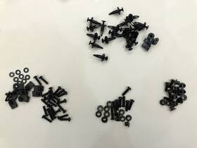 Bks-1000-03-bk Sportfairings Black Stainless Bolt Kit Screws Fasteners For Suzuki K3 Gsxr1000 2003 2004 03 04