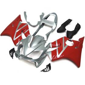 Cbr600f4i01-04 Sportfairings Painted Red Silver Motocycle Abs Plastic For 2001 2002 03 Honda Cbr600f4i Panels