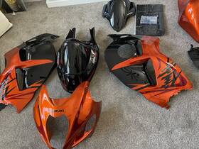 Ch-gsxr1300-1997-40 Sportfairings #cn Orange Black Plastic Fairings For Suzuki 1997-2007 Hayabusa Gsxr1300 Bodywork