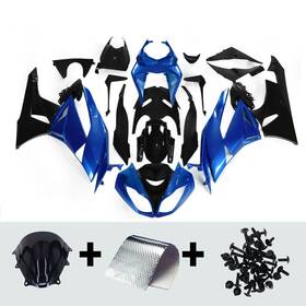 Fwzx6r-2009-18 Sportfairings Cn Blue Black Fairings For Kawasaki Ninja Zx6r 636 Zx-6r 2009 2010 2011 12 Bodywork