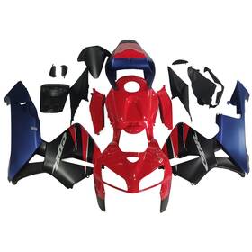 D2024-0922b Sportfairings #wlm Injection Red Blue Fairing Kit For 2005 2006 Honda Cbr600rr F5 Plastic Bodywork