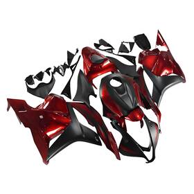 F52009-62 Sportfairings Matte Black Red Fairing Kit For 2009-2012 Honda Cbr600rr F5 Pre-drilled Plastics F52009-62 Sportfairings Matte Black Red Fairing Kit For 2009-2012 Honda Cbr600rr F5 Pre-drilled Plastics