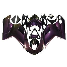 Fw1098-2007-47 Sportfairings Chameleon Purple Blue Fairings For Ducati 1098 1198 848 2007-2012 Abs Bodywork