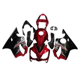 Fwcbr600f4i01-70 Sportfairings Red Black Fairing For Honda 2001 2002 2003 Cbr600f4i Body Kit Injection Bodywork