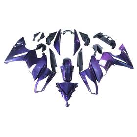 Fwer-6f Sportfairings 09-19 Chameleon Purple Blue Bodywork Fairings For Kawasaki 2009-2011 Ninja 650r Er-6f