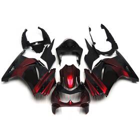 Fwex250r08-33 Sportfairings Candy Red Black Fairings Kit For Kawasaki 2008-2012 Ex250r Ninja 250 Bodywork