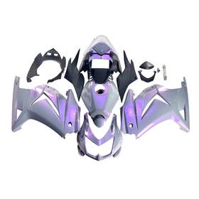 Fwex250r08-34 Sportfairings Chameleon Gray Purple Fairings Body Kit For Kawasaki 2008-2012 Ex250r Ninja 250