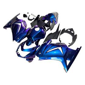 Fwex250r08-35 Sportfairings Fairings For Kawasaki Ninja 250r Ex250 2008-2012 Chameleon Blue Purple Bodywork