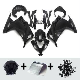 Fwex300r13-23 Sportfairings #rack-1 Full Fairings Kit Bodywork For Ninja 300 Ex300 2013 14 15 16 2017 Kawasaki Black