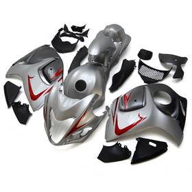 Fwgsxr1300-08-89 Sportfairings Abs Fairings For Suzuki Gsxr1300 Hayabusa 2008 - 2020 Red Grey Bodywork Set Cowl