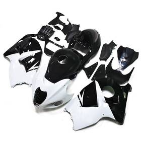 Fwgsxr1300-97-99 Sportfairings Black White Fairing For Suzuki Hayabusa Gsxr1300 1997-2007 Abs Bike Bodywork Set