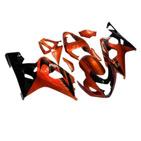 Fwk4-84 Sportfairings Orange Black Fairings For Suzuki Gsxr600 Gsxr750 2004 2005 K4 04 05 Bodywork Set