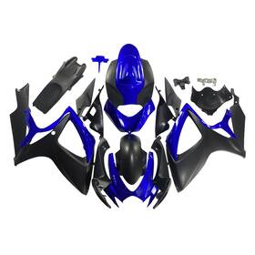 Banxg1.22 Sportfairings Fwk6-119 #banxg1.22 Fairings Kit For Suzuki Gsxr600 Gsxr750 2006 2007 K6 06 07 Bodywork Black Blue