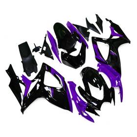 Fwk6-97 Sportfairings #rack Purple Black Fairing Plastic Bodywork For 2006 2007 Gsx-r 600 Gsxr750 Suzuki Kit