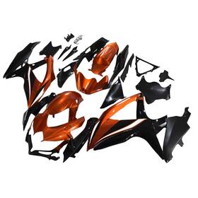 Fwk8-96 Sportfairings Orange Black Fairings Kit For Suzuki 2008 2009 2010 Gsxr600 Gsxr750 Abs Bodywork