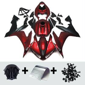 Fwr12004-62 Sportfairings #us Red Black Fairing Kit For Yamaha Yzf R1 2004 2005 2006 Abs Injection Bodywork