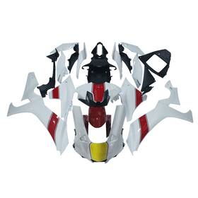 Fwr12020-04 Sportfairings White Yellow Red Fairings For Yamaha Yzf R1 2020 2021 2022 Injection Bodywork