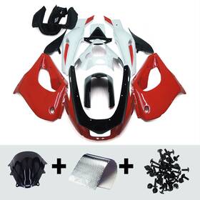 Fwyzf1000r-97-13 Sportfairings Fairing Kit For Yamaha Yzf1000r Thunderace 1997-2007 Red White Plastics Bodywork